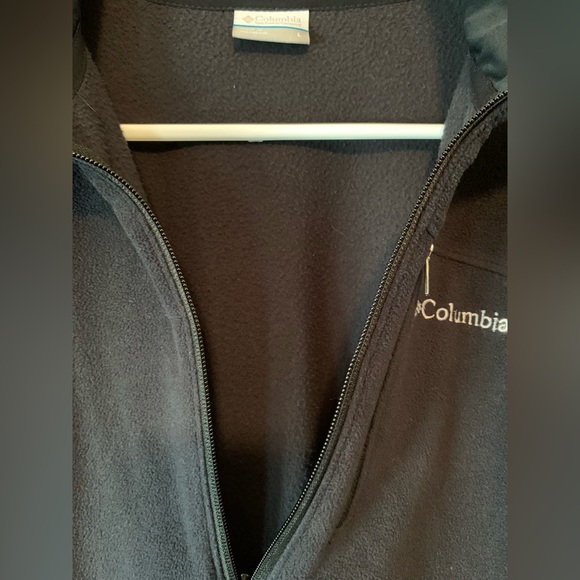Columbia Lightweight Fleece 1/2 Zip Black Size L - Picture 5 of 8